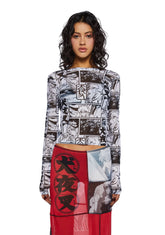 Anime Dreams Mesh Top