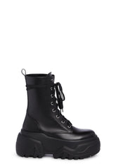 Optical Fuse Combat Boots - Black