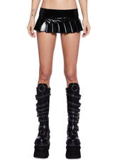 Crossfade Latex Micro Skirt