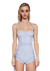 Pitch Backless Ribbed Romper