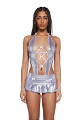 Kimora Lingerie Set - Metallic