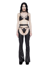 Shadows Die Bra And Chaps Set