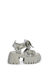 Utopia Platform Sandals - Gray