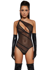 Midnight Obsession Sheer Bodysuit