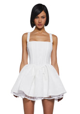 Magic Moves Corset Dress - White