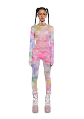 Rainbow Dreams Mesh Catsuit