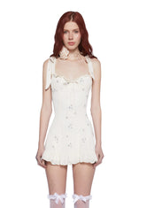 Wildflower Fables Mini Dress - Ivory