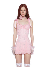 Wildflower Fables Mini Dress - Pink