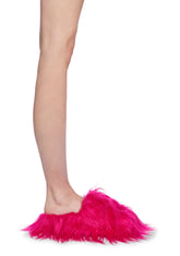 Case Of The Grumpies Fuzzy Slides - Pink