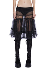 Shadow Kiss Midi Skirt