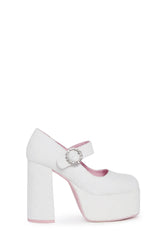 What Is Love Platform Mary Janes - Eyelet