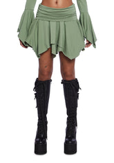 F Is For Fairies™ Mini Skirt - Sage