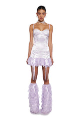 Sweet Charmer Bodycon Dress And Leg Warmers