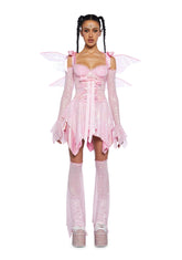Cyber Fairy Costume Set - Pink