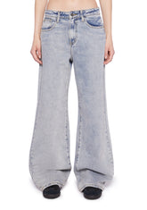 High Rise Wide Leg Palazzo Denim Jeans