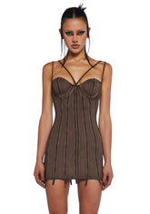 Downbeat Jersey Mini Dress