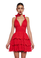 Call Me Yours Babydoll Dress - Red