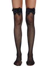 Runway Model Thigh Highs - Black