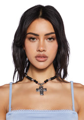 Divine Nature Cross Necklace