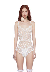 Romantic Touch Sheer Romper