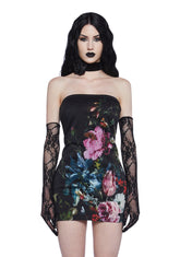 Beauty In Darkness Mini Dress