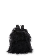 Case Of The Grumpies Fuzzy Backpack - Black
