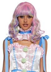 Bubblegum Bozo Bob Wig
