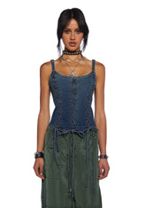 Little Miss Attitude Corset Top