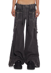 Studded Power Denim Pants