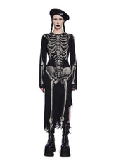 Bone Collector Knit Midi Dress