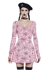 Webbed Whimsy Mini Dress