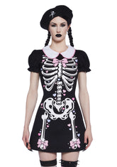 Rattle My Bones Mini Dress - Hearts