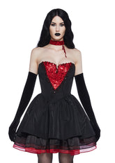 Vampire’s Kiss Mini Dress