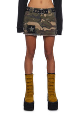 Not A Phase Cargo Mini Skirt