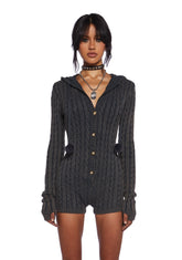 Figure Your Heart Out Knit Romper