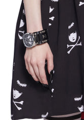 Time To Leave Studded Watch