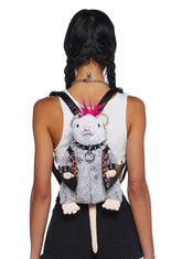 Mosh Pit Possum Plush Backpack
