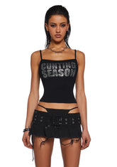 Rhinestone Tank Top