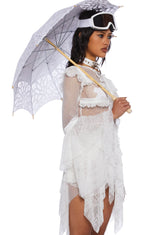 Hidden Oasis Parasol - White