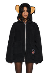 Rockstar Julius Hooded Sherpa Jacket