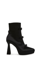 Mourning Belle Heeled Booties