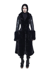Dark Gift Faux Fur Coat