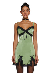 A Sorta Fairytale Slip Dress - Green