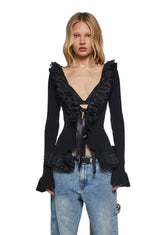 Celestial Darkness Knit Cardigan