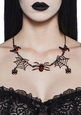 Love’s Web Statement Necklace