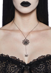 Arachnid Affairs Spider Necklace
