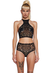 Total Phenomenon Lingerie Set - Black