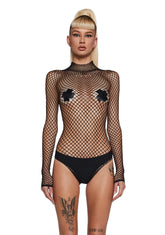 Because I Said So Fishnet Bodysuit