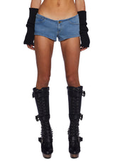 Chic Summer Denim Mini Shorts