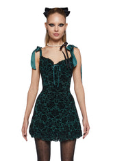Wildflower Fables Mini Dress - Green